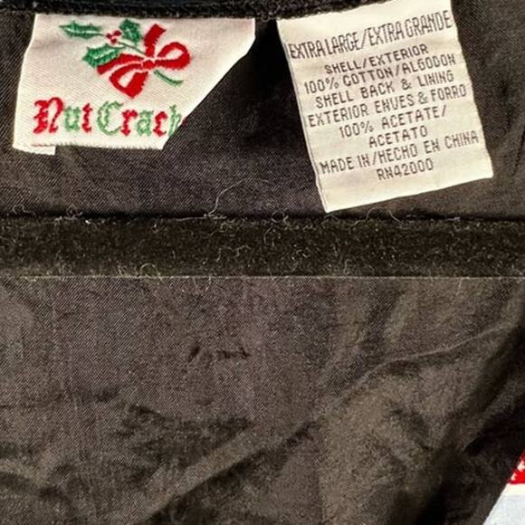 Nutcracker Extra Large Snowman Snowflake Vest, Women's 90s, Great Condition - Picture 6 of 9